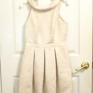 David's Bridal Size 6 Soft Gold Dress